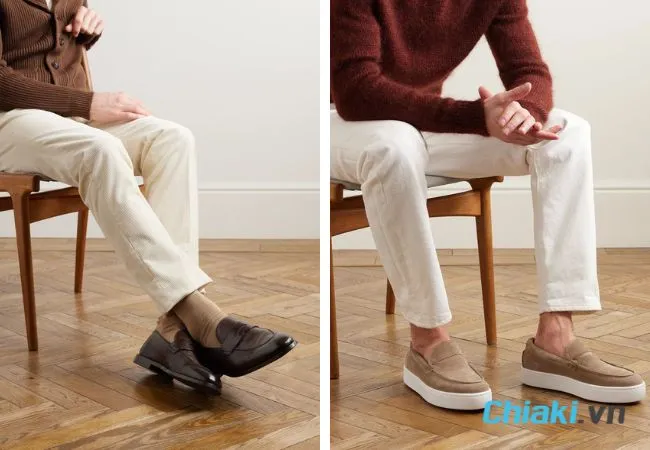 C&aacute;ch chọn gi&agrave;y lười nam