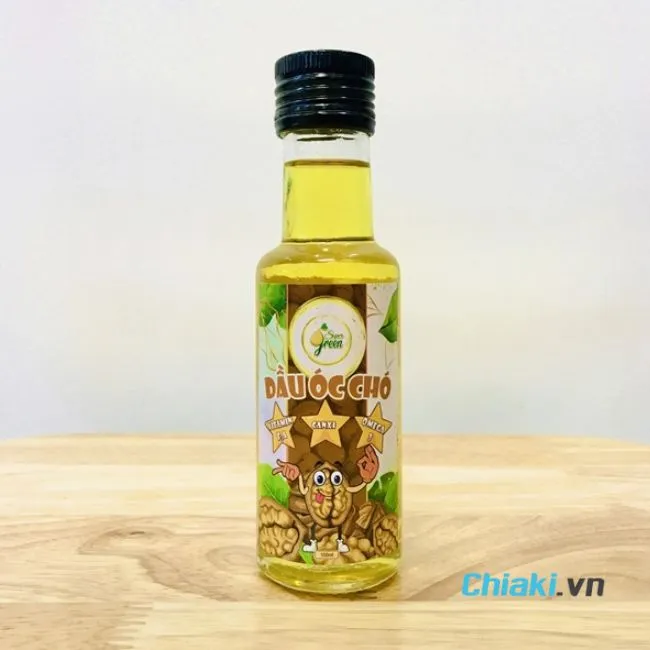 Dầu hạt &oacute;c ch&oacute; cho b&eacute; ăn dặm