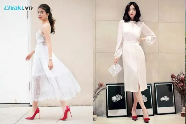 Gi&agrave;y m&agrave;u đỏ quyền lực quyến rũ