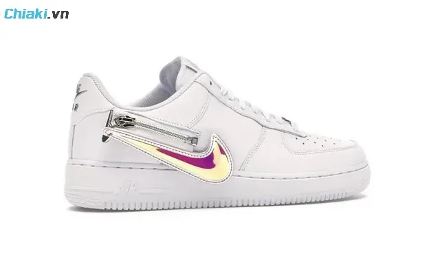 Gi&agrave;y Nike Air Force 1 White Zip Swoosh phong c&aacute;ch, c&aacute; t&iacute;nh