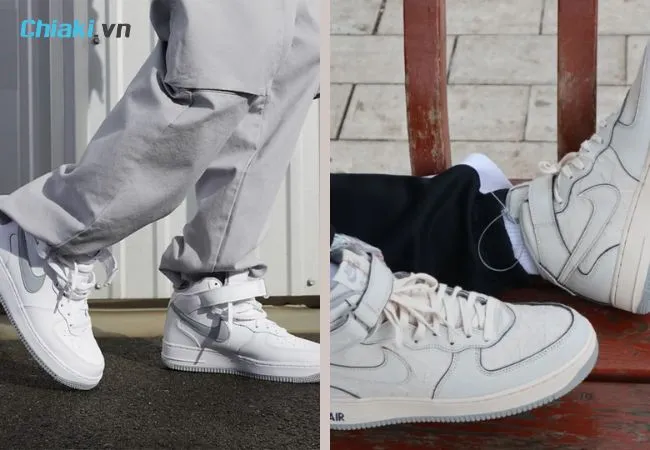 Nike Air Force 1 High All White 653998-10