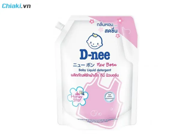 Nước giặt Dnee m&agrave;u hồng