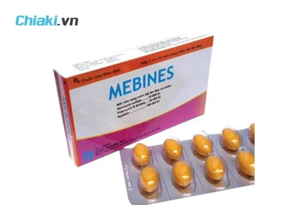 Thuốc đặt phụ khoa Mebines