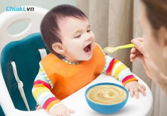 Ti&ecirc;u ch&iacute; chọn bột ăn dặm cho b&eacute; 5 th&aacute;ng tốt
