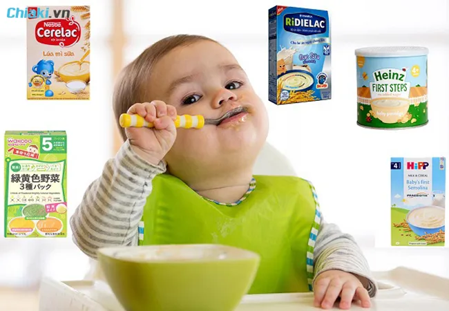 Ti&ecirc;u ch&iacute; chọn bột ăn dặm cho b&eacute; 4 th&aacute;ng tuổi