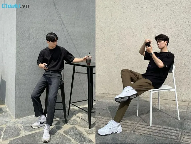 Lựa chọn mẫu gi&agrave;y sneaker trắng nam ch&uacute; &yacute; tới chất liệu v&agrave; size gi&agrave;y