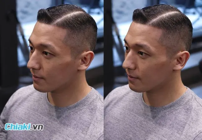 T&oacute;c đầu đinh Side Part