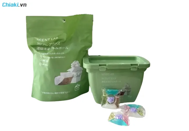 Vi&ecirc;n giặt quần &aacute;o Nhật Bản Scent Lab 5 trong 1