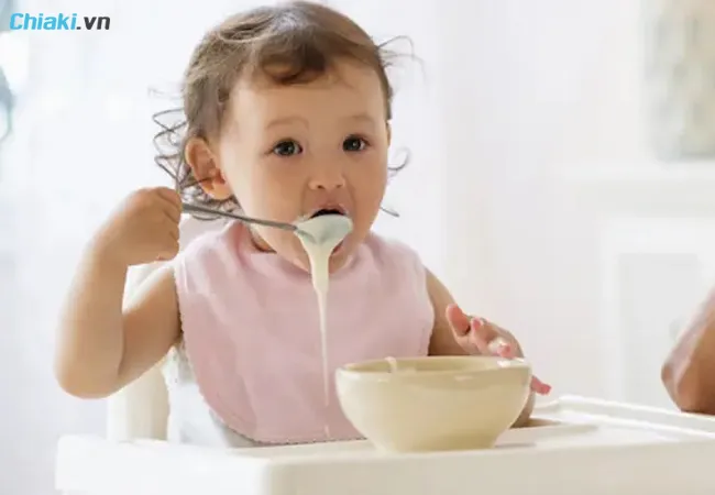 Yếm ăn dặm vải