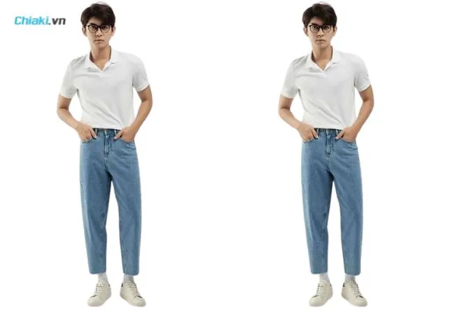 &Aacute;o Polo nam mặc c&ugrave;ng quần Baggy năng động