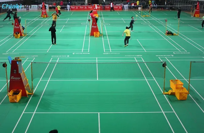 H&igrave;nh ảnh k&iacute;ch thước chuẩn s&acirc;n cầu l&ocirc;ng theo ti&ecirc;u chuẩn BWF