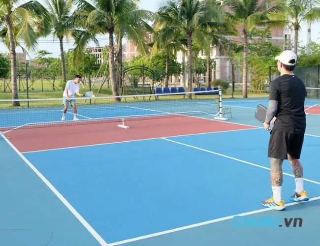 S&acirc;n Pickleball &agrave;m từ polyurethane