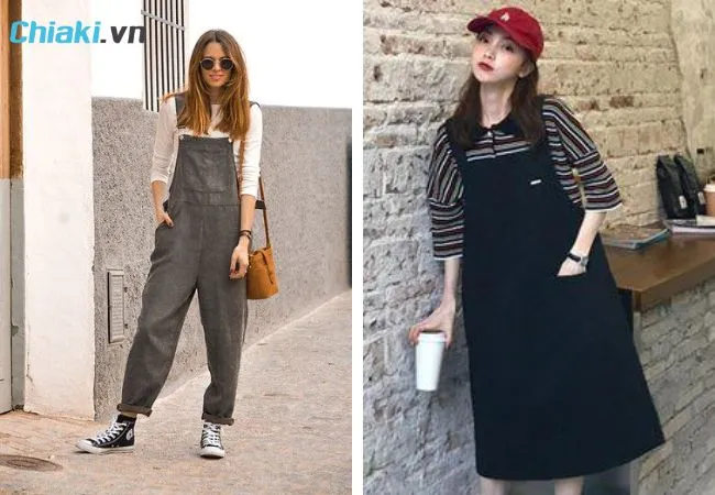 &Aacute;o polo phối c&ugrave;ng quần/ v&aacute;y yếm