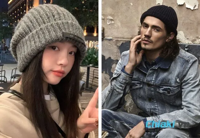 C&aacute;ch đội mũ len đẹp cho t&oacute;c d&agrave;i