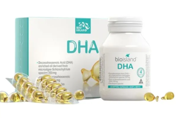 DHA cho trẻ sơ sinh của &Uacute;c Bio Island DHA For Kids