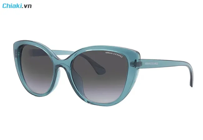 K&iacute;nh mắt m&egrave;o Armani Exchange Grey Gradient Cat Eye Ladies Sunglasses