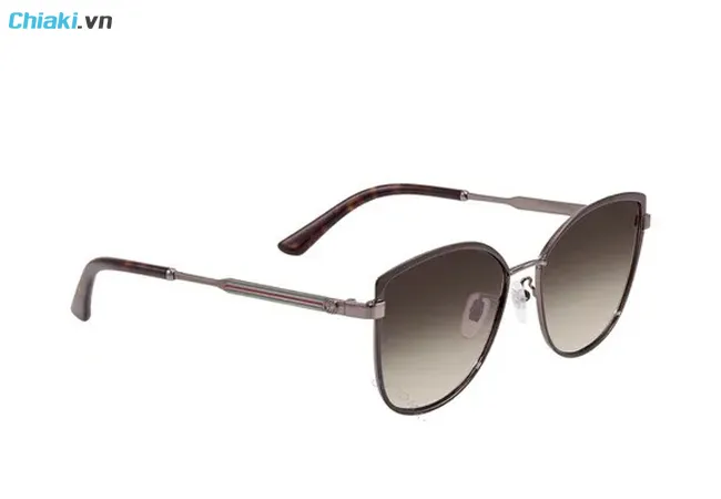 K&iacute;nh mắt m&egrave;o Gucci Brown Gradient GG0589SK