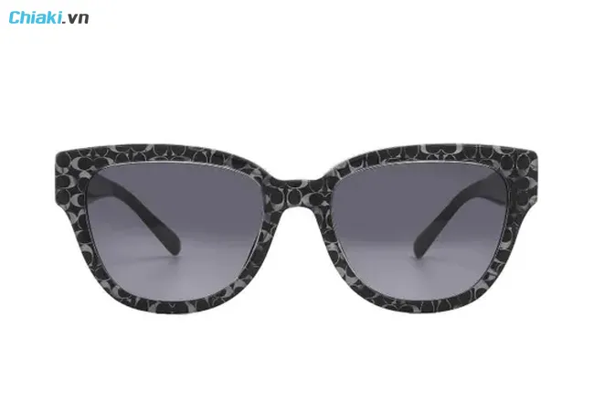 K&iacute;nh cho mặt vu&ocirc;ng Coach Grey Gradient Butterfly
