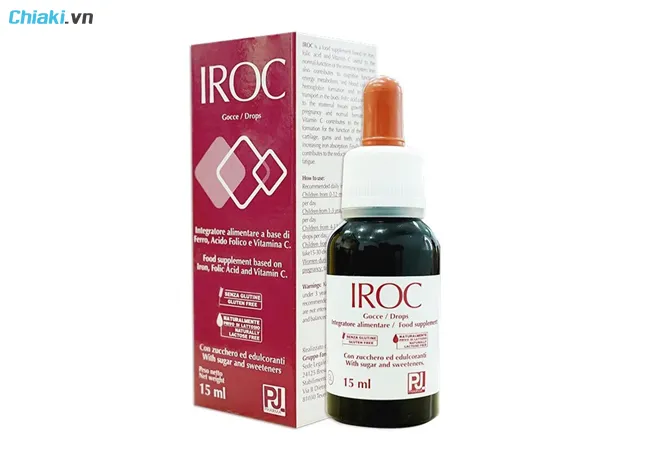 thuốc bổ sung sắt cho b&eacute; Iroc