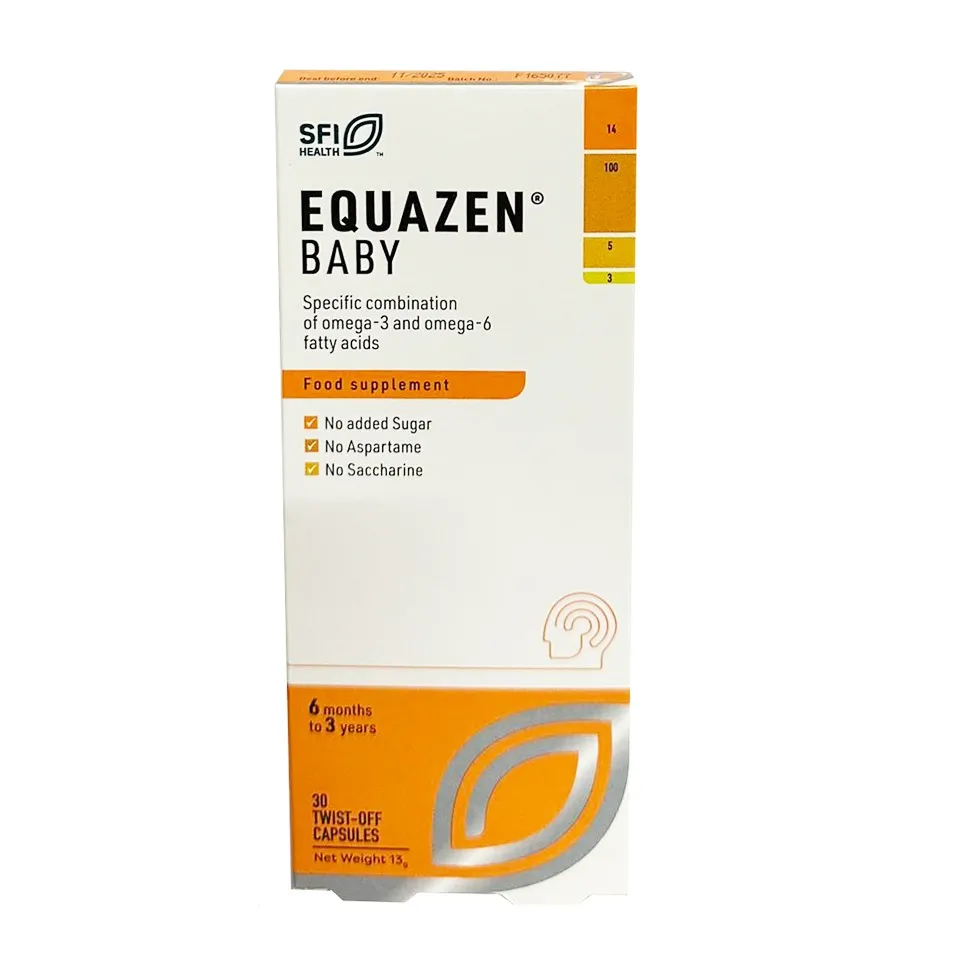 Vi&ecirc;n uống DHA cho b&eacute; từ 6 th&aacute;ng tuổi - 3 tuổi DHA Equazen Baby