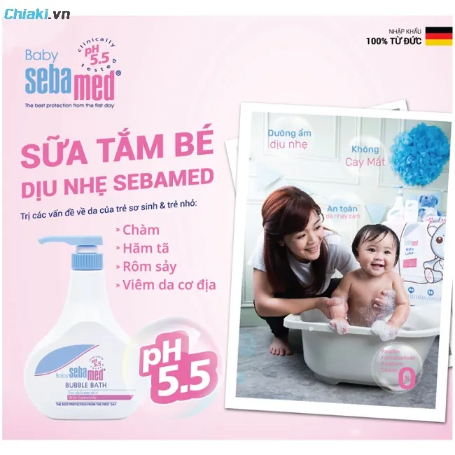 Dầu gội đầu cho b&eacute; Sebamed