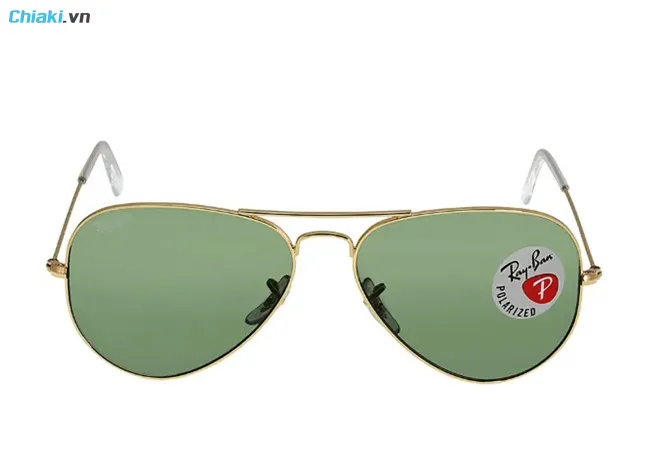 Mắt k&iacute;nh Rayban Aviator Green Polarized RB3025 001/58 58-14