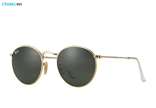 Mắt k&iacute;nh Rayban RB3447 001 Round Metal