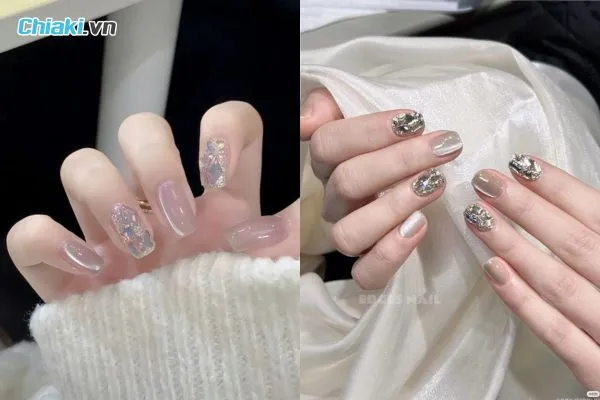 Nail mắt m&egrave;o đ&iacute;nh đ&aacute;