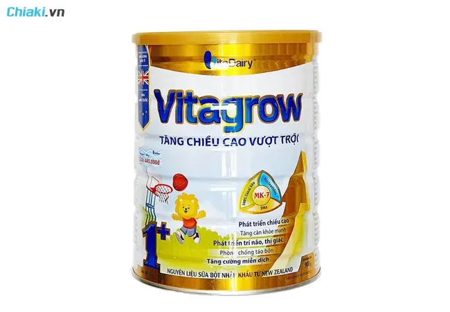Top 10 sữa tăng chiều cao cho bé 1 tuổi tốt hiện nay