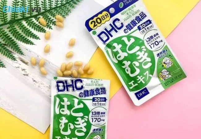 Vi&ecirc;n uống trắng da DHC Coix Extract