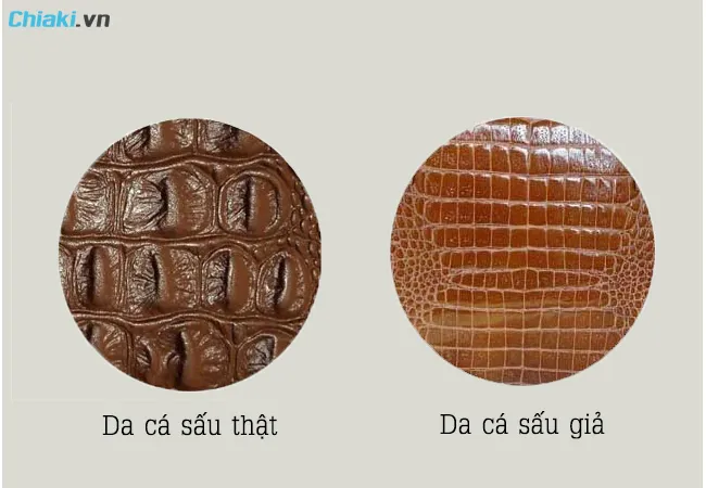 C&aacute;ch nhận biết d&acirc;y lưng da thật bằng mắt thường