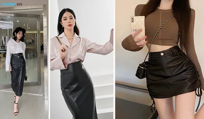 Ch&acirc;n v&aacute;y da mặc với &aacute;o g&igrave;