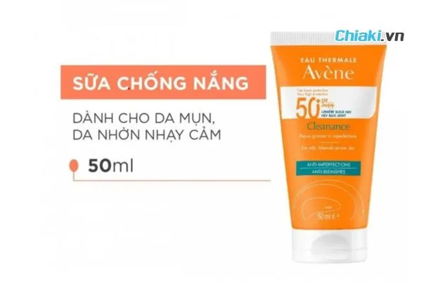 Sữa chống nắng Av&egrave;ne Cleanance Protect Blue Light cho da dầu mụn