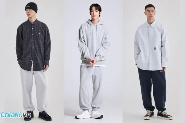 Phối với quần jogger phong c&aacute;ch streetwear c&aacute; t&iacute;nh