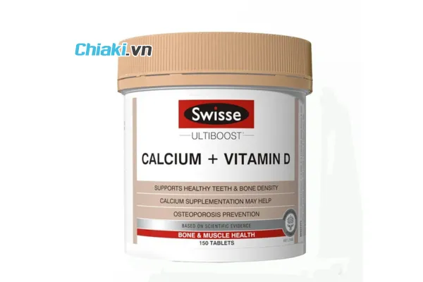 Canxi Swisse Calcium + Vitamin D
