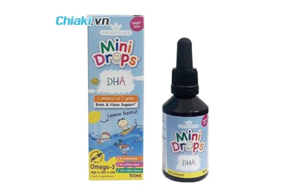 DHA dạng nhỏ giọt cho b&eacute; Drops Natures Aid
