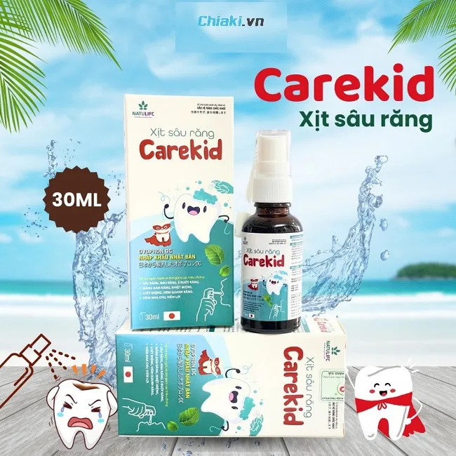 Lọ xịt ngừa s&acirc;u răng Natulife CareKid l&agrave;m sạch khoang miệng, mảng b&aacute;m răng, hạn chế m&ugrave;i h&ocirc;i
