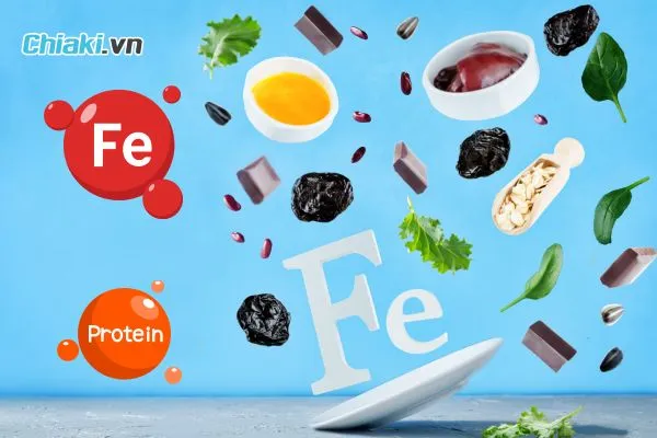 Ưu ti&ecirc;n nh&oacute;m thực phẩm gi&agrave;u sắt dễ hấp thu