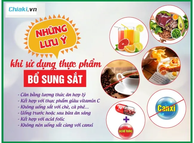 Lưu &yacute; khi sử dụng sắt Ferrolip bầu an to&agrave;n