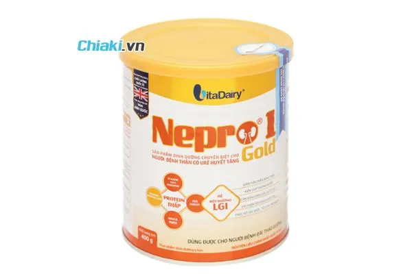 Sữa cho người suy thận chưa chạy thận Nepro 1 Gold