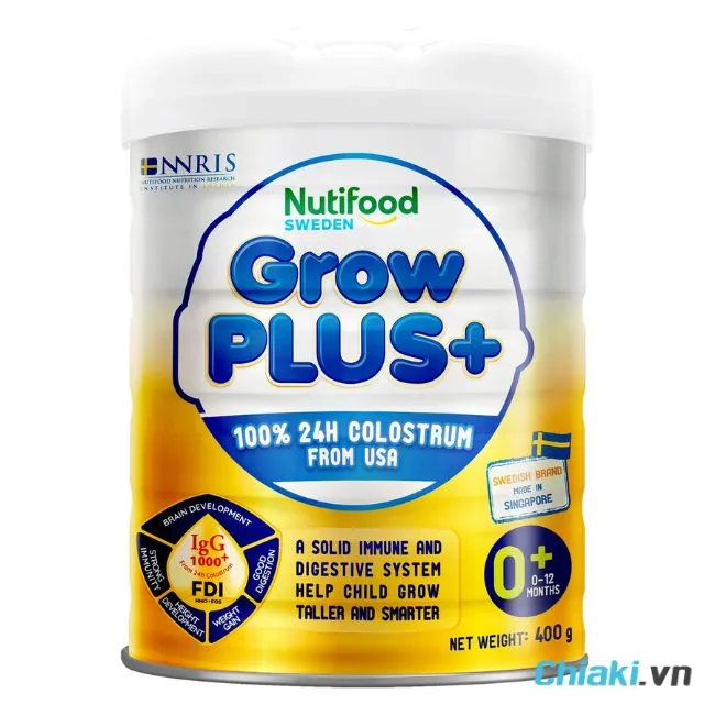 Sữa Grow Plus v&agrave;ng