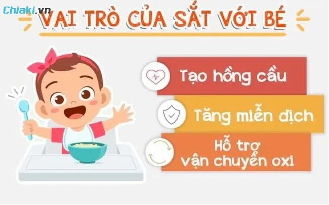 Sắt quan trọng với trẻ sinh non v&agrave; nhẹ c&acirc;n