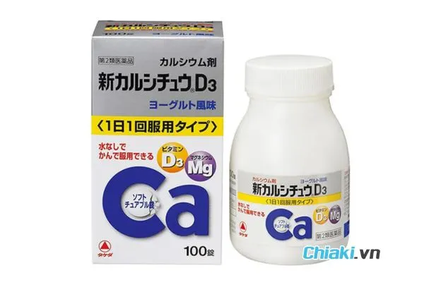 Thuốc canxi cho b&agrave; bầu của Nhật D3+Mg Takeda