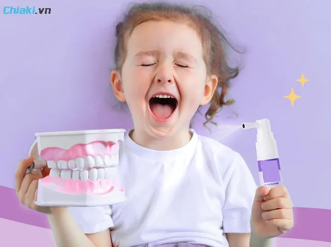 Lựa chọn c&aacute;c loại xịt chống s&acirc;u răng cho b&eacute; theo độ tuổi