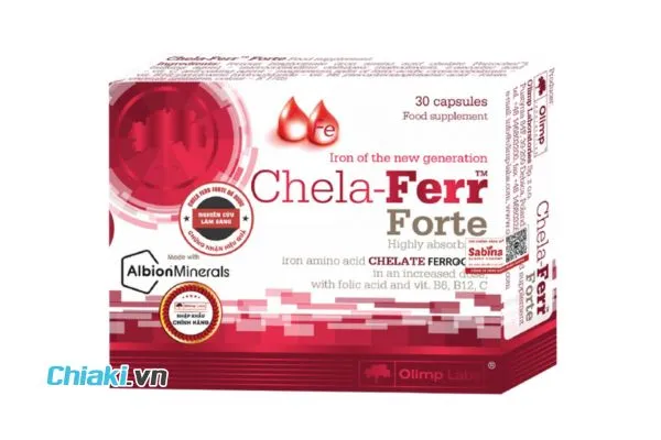 Vi&ecirc;n sắt hữu cơ cho b&agrave; bầu Chela-Ferr Forte của Ba Lan