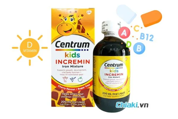 Centrum Kid Siro vitamin tổng hợp d&agrave;nh cho trẻ từ 1 tuổi trở l&ecirc;n