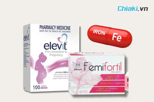 C&oacute; cần uống th&ecirc;m sắt khi sử dụng Elevit hoặc Femifortil