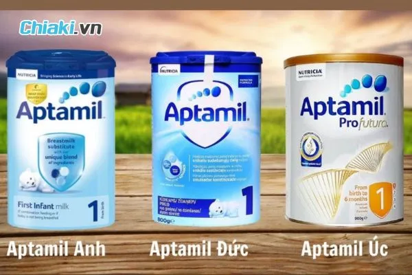 Đặc điểm nổi bật của d&ograve;ng sữa Aptamil Anh, Đức, &Uacute;c