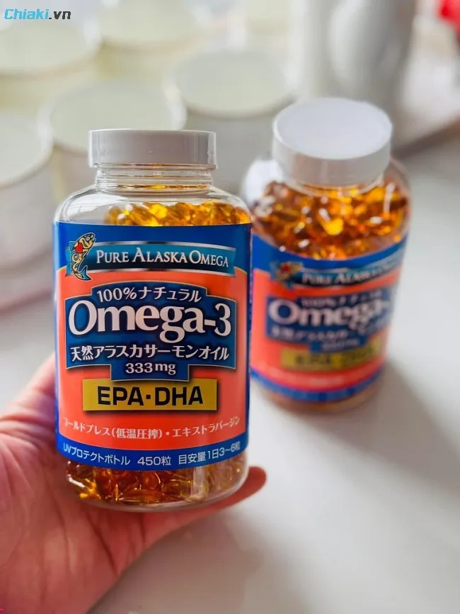 Vi&ecirc;n uống DHA Pure Alaska Omega 333mg được chiết xuất từ dầu c&aacute; hồi