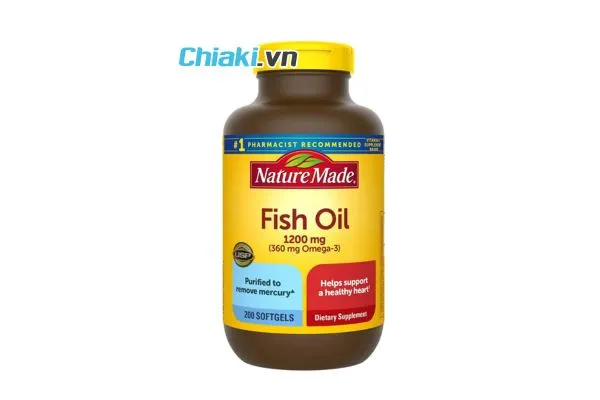 Dầu c&aacute; Nature Made Fish oil Omega 3